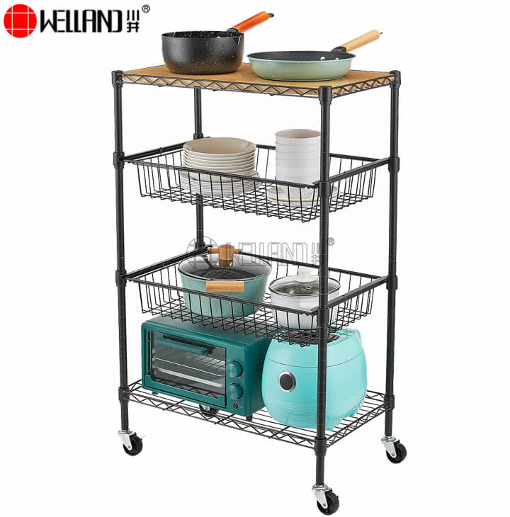 nuovo design carrello da cucina a 4 livelli