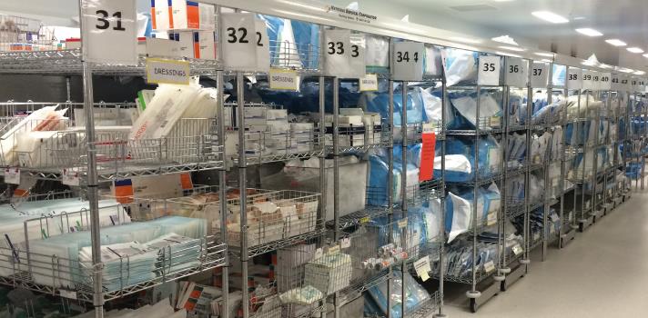 système de stockage de rayonnage de fil de réaménagement d'hôpital