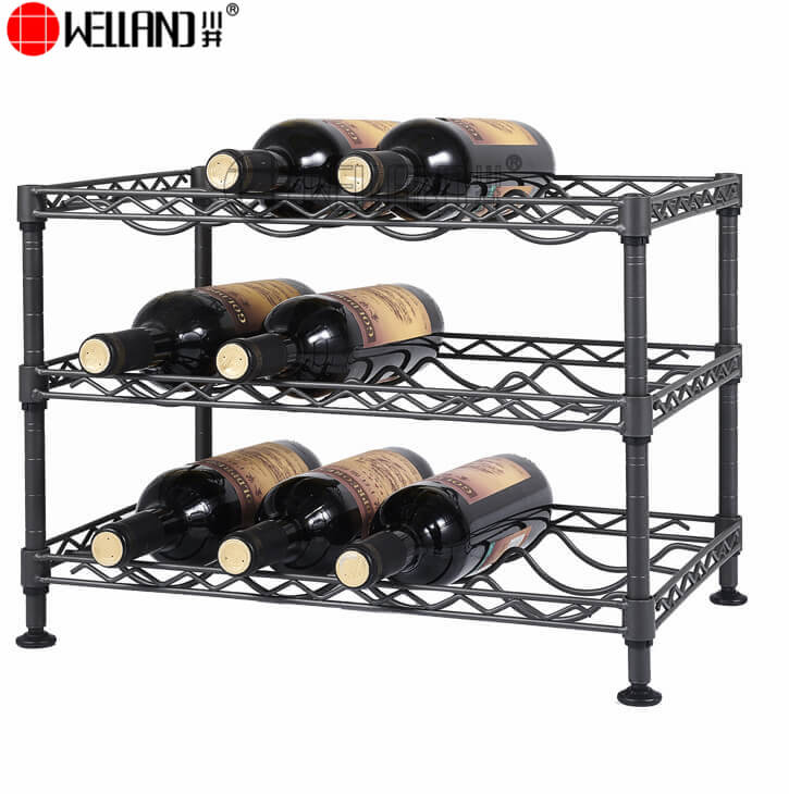 estantería de vino