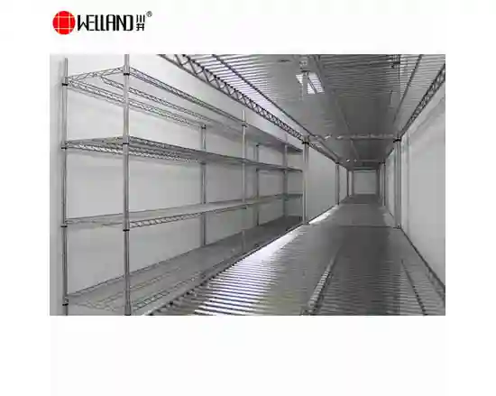 Hospital health care pharmacy wire shelving with wheels