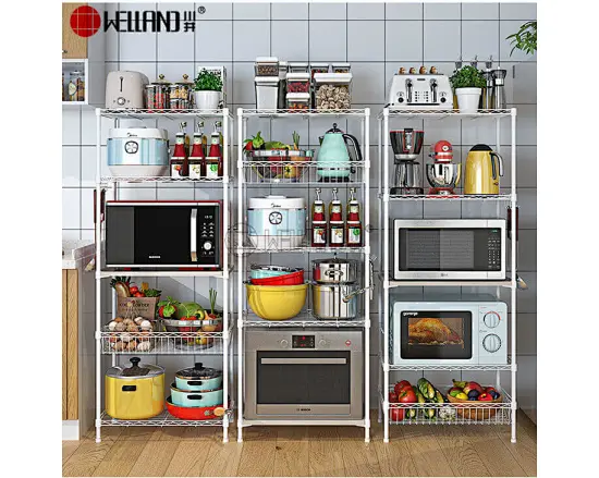 Multifunctional Wire Storage Kitchen Rack