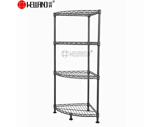 4 tier corner wire rack