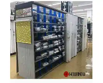 Customizable Supermarket Display Metal Wire Shelving