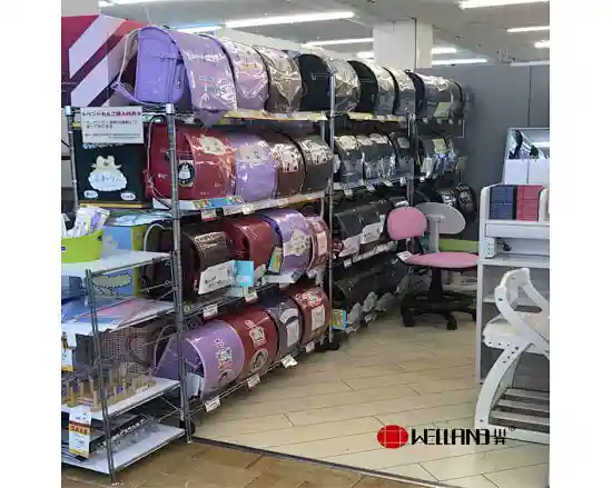 customizable store metal wire shelving in malls hot sales in Asia