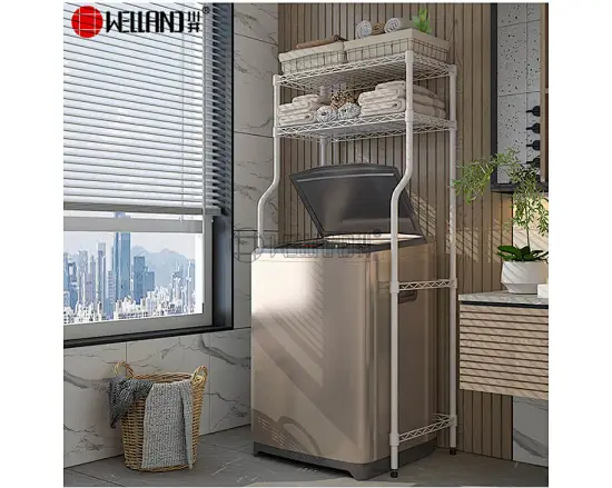 metal washing machine rack