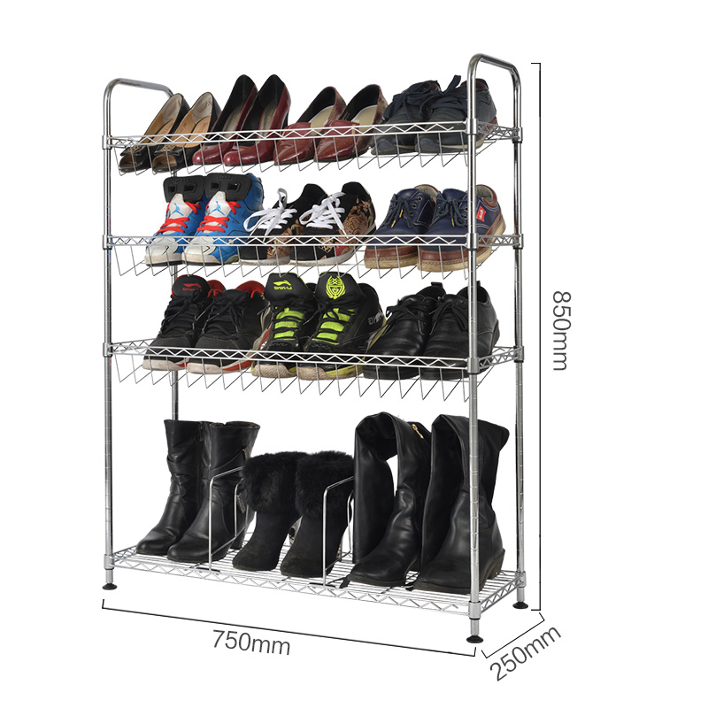 étagère à chaussures en acier