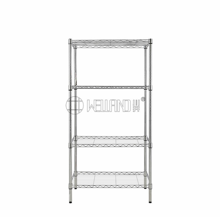 chrome plated metal wire shelf