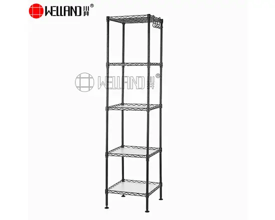 5 tier steel wire shelf unit