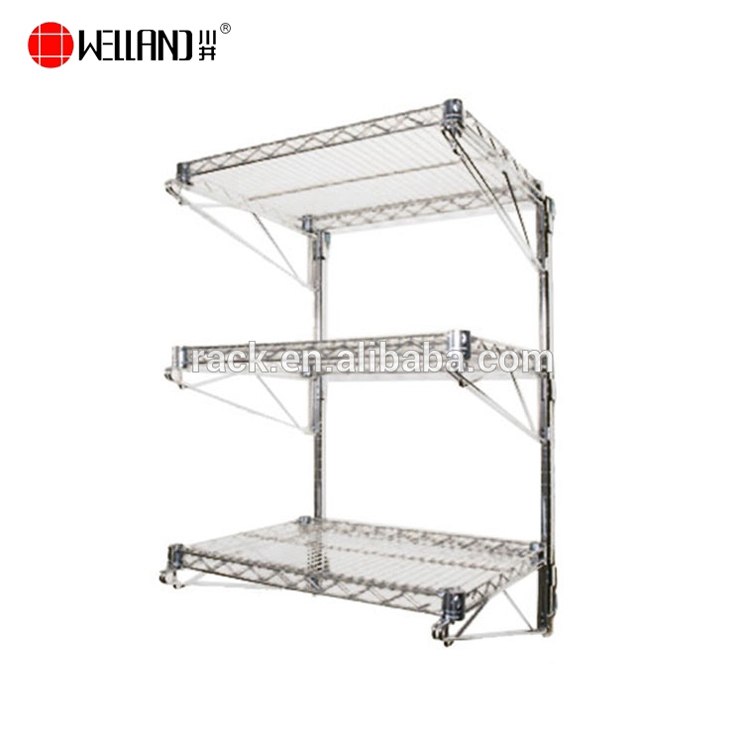 wire shelving wall