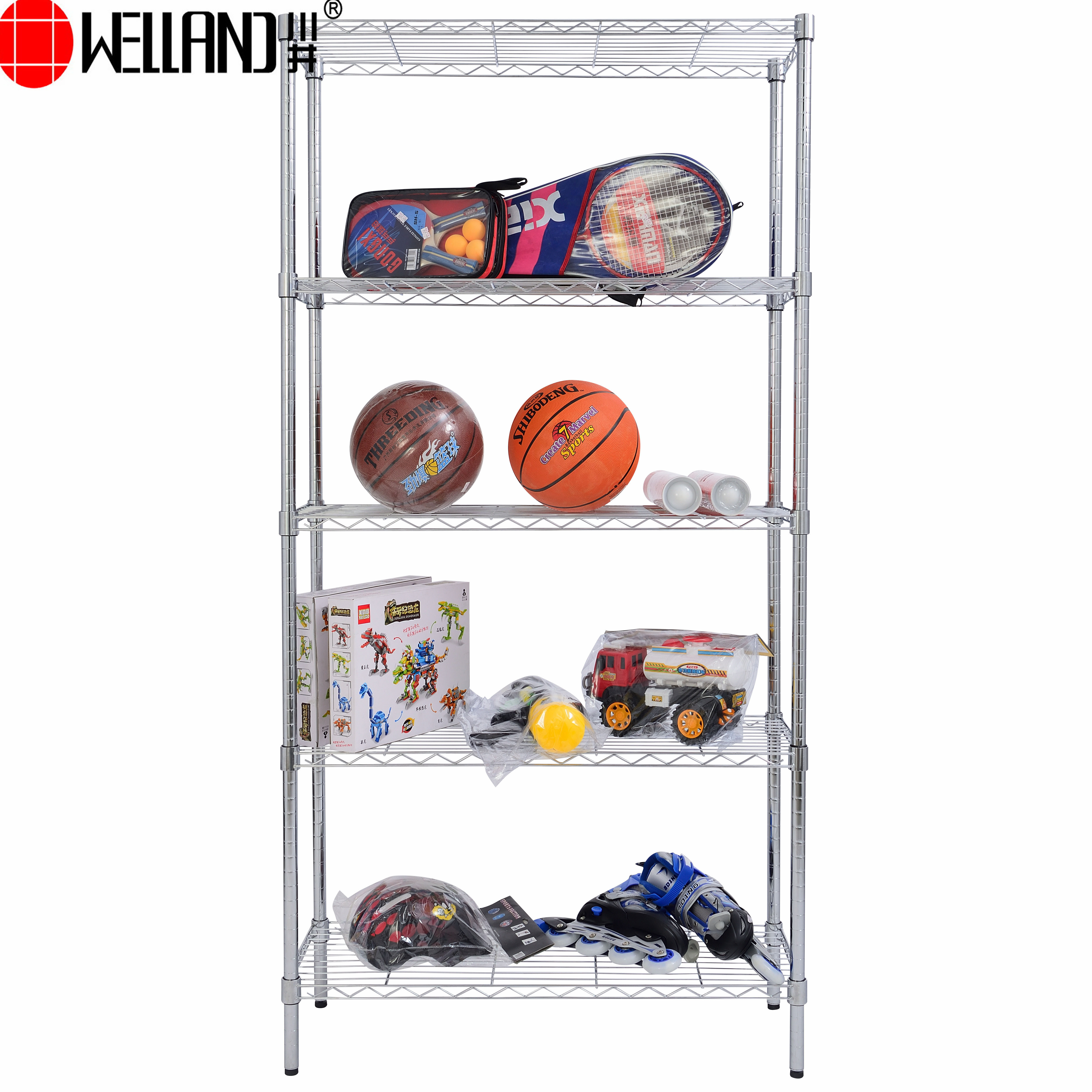 metal wire shelf for storage