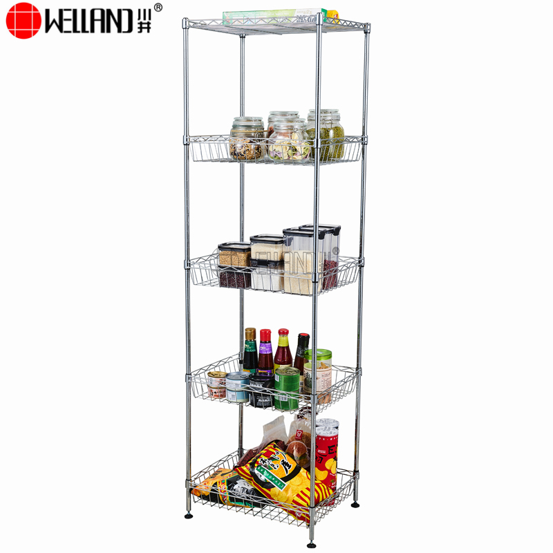 Estante de cesta de armazenamento de cozinha