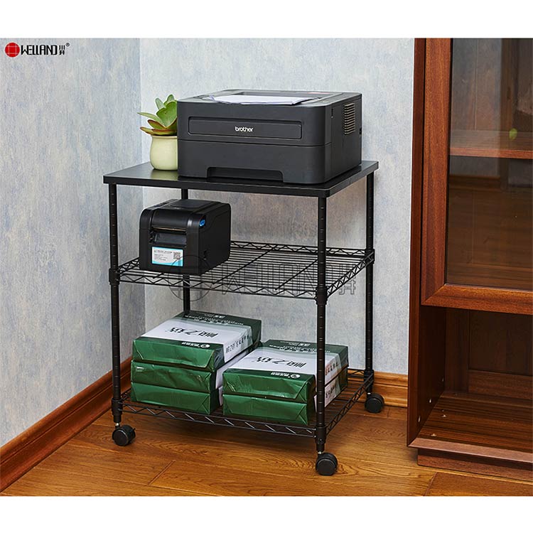 wire shelving on casters