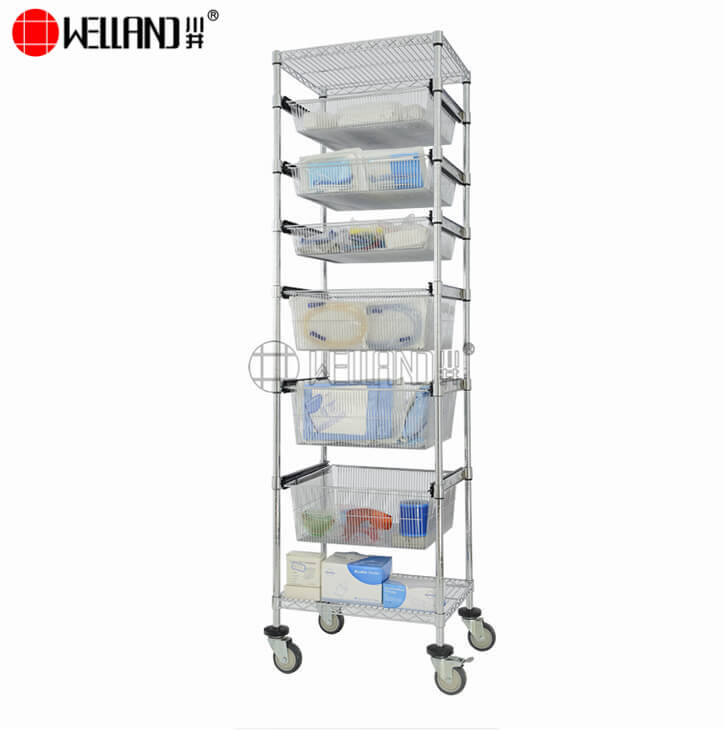 estantería sanitaria