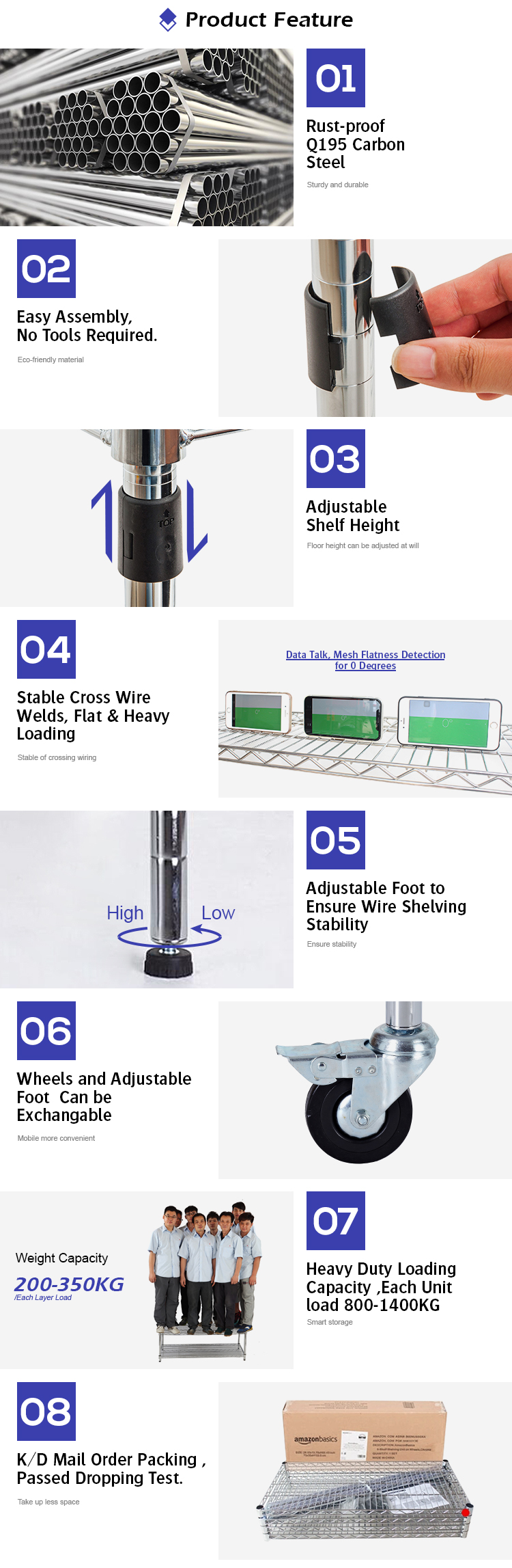easy wire shelving