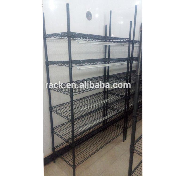 Scaffalature in filo metallico per coltivazione Microgreens