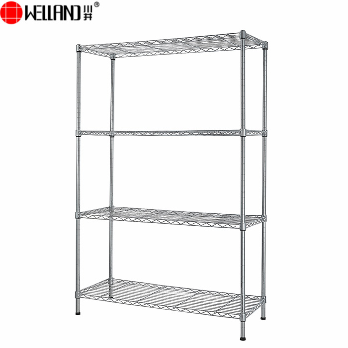 4 tiers chrome shelving