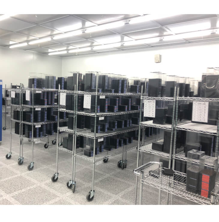 chrome wire racking system