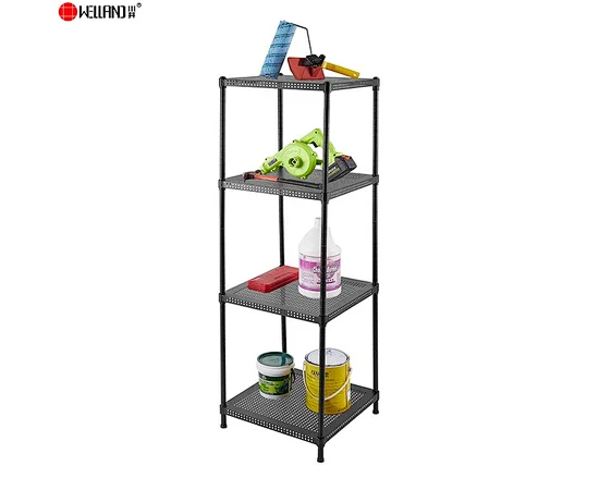 New 4 Tiers Perforated Steel Shelving