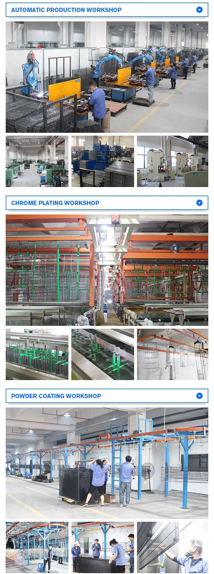 fabricante de carrinho de prateleiras de arame