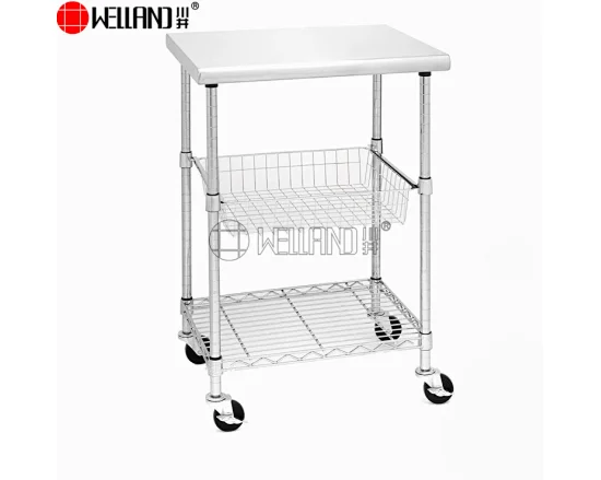 kitchen work table cart