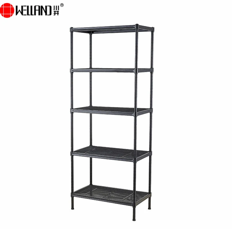 5 tier steel mesh shelf