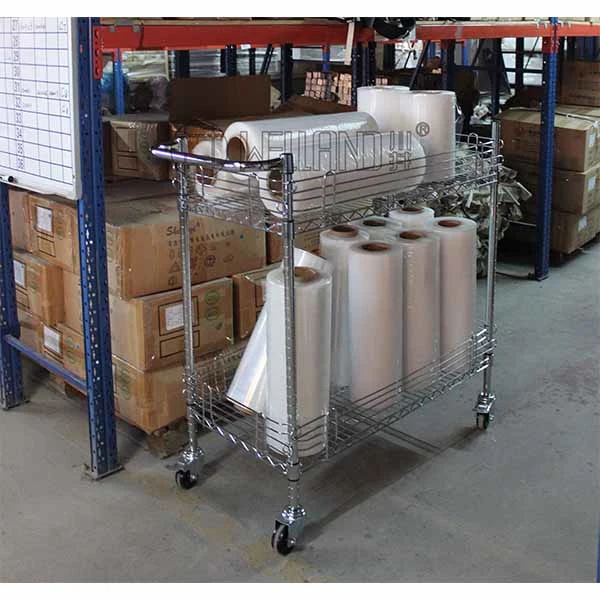 chrome racking trolley