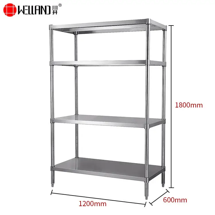 stainless steel shelving units