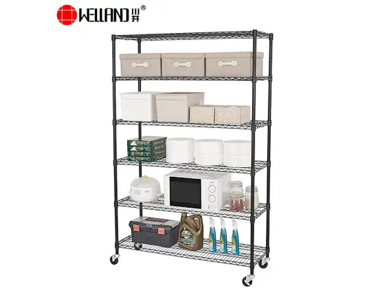 6 tier wire shelving rack
