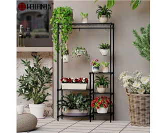 Adjustable Hanging Planter Shelves Indoor