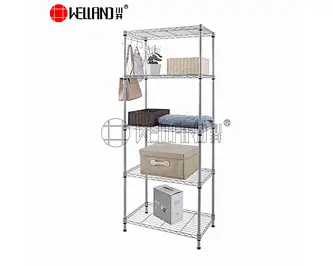 Adjustable 5 Tier Ventilated Wire Shelving