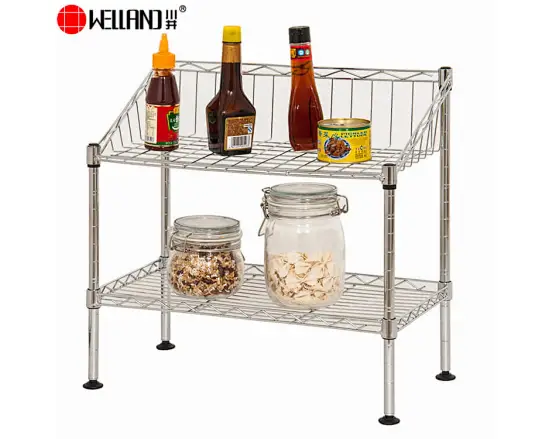 kitchen counter organizer rack