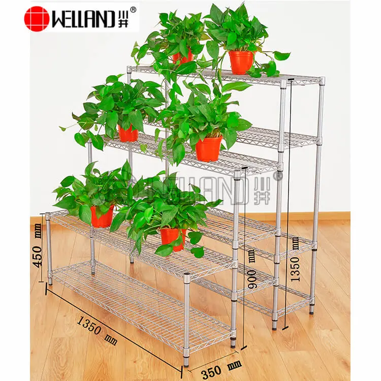 planting wire shelving