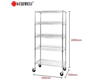 5-Tier SMT Reel Shelving on Wheels