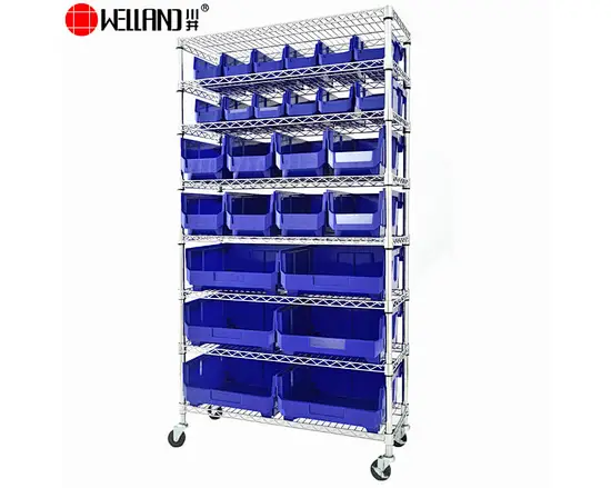 rolling wire rack