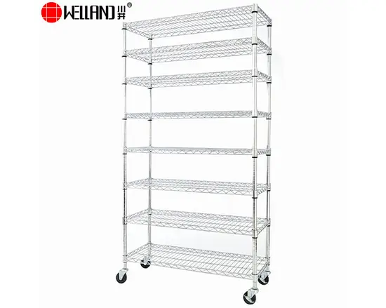 rolling wire rack