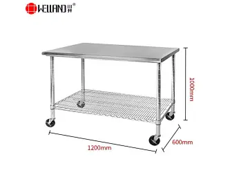 Commercial Stainless Steel Prep Table Shelf