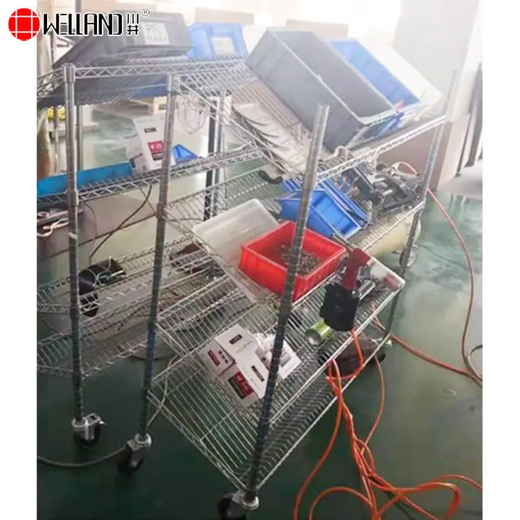 warehouse picking shelves