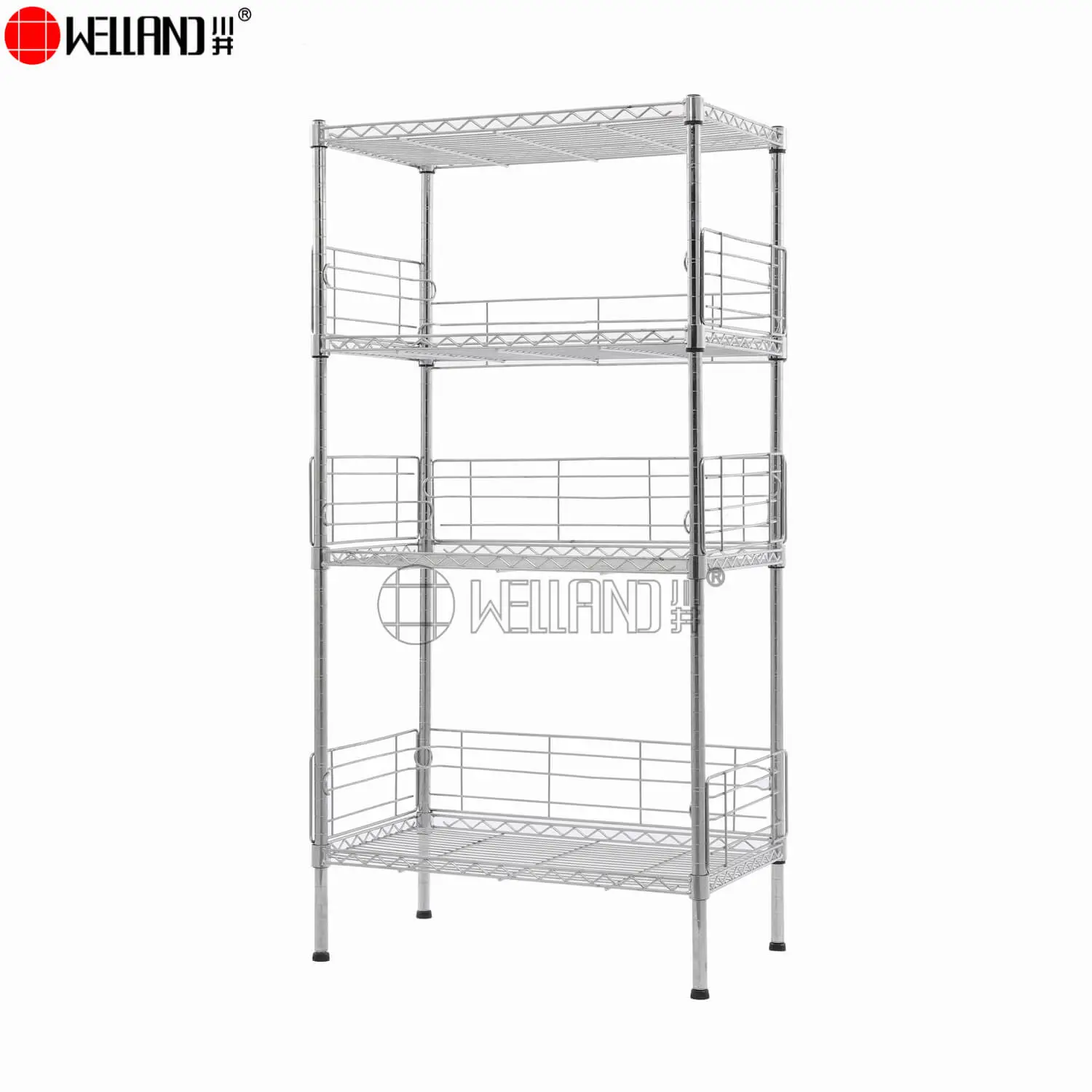 wire frame shelf with dividers