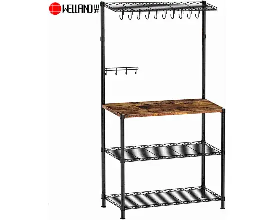 retro kitchen bakers rack