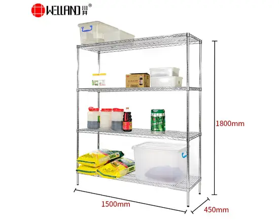 stainless steel wire shelves