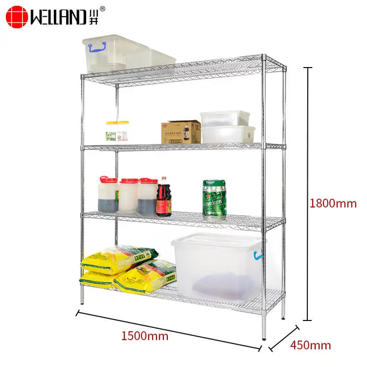 stainless steel wire shelves