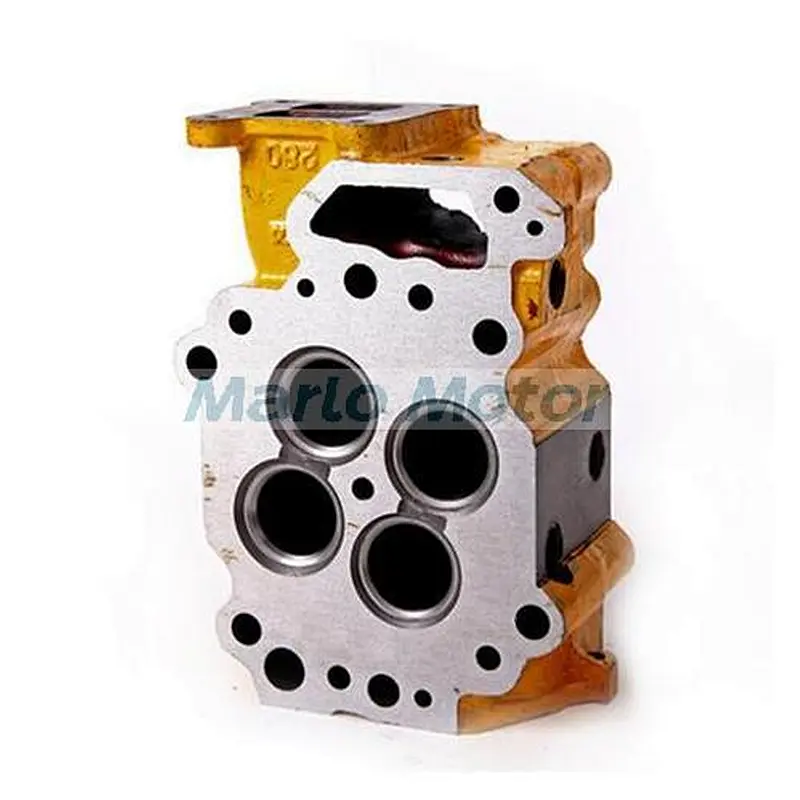 Excavator engine parts for Komatsu PC400-6 cylinder head 6D125 6151-11 ...
