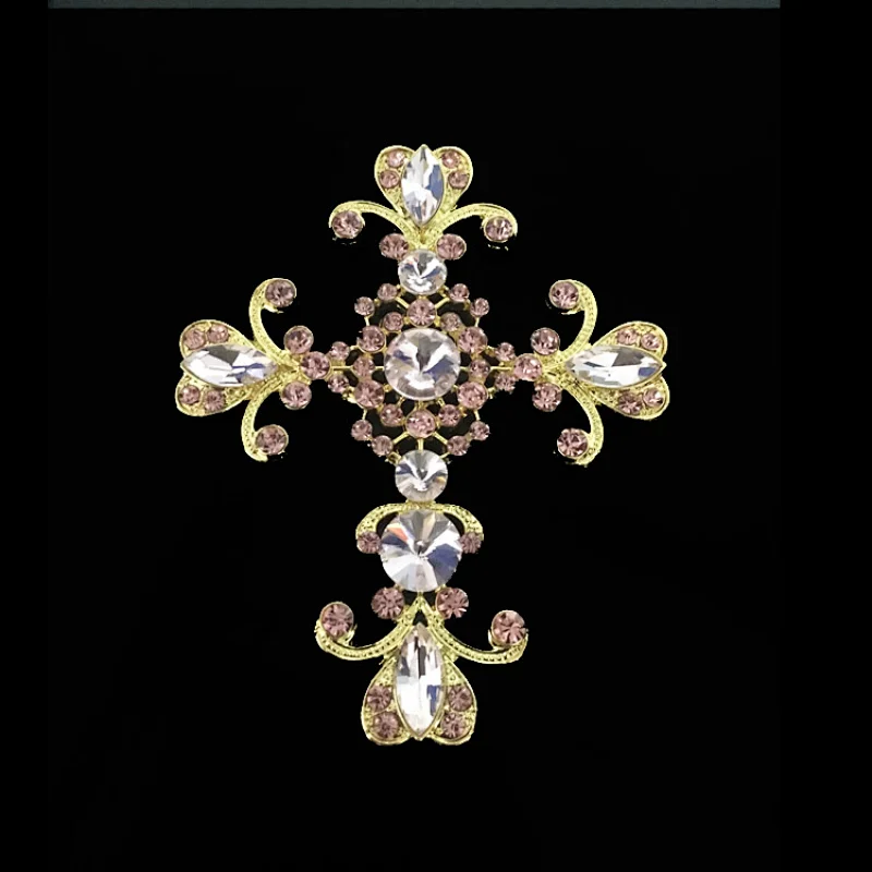 costume jewelry fashion crystal brooches for baptism in bulk