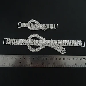 fashion red and crystal rhinestone connectors for Bikini Competition Suit