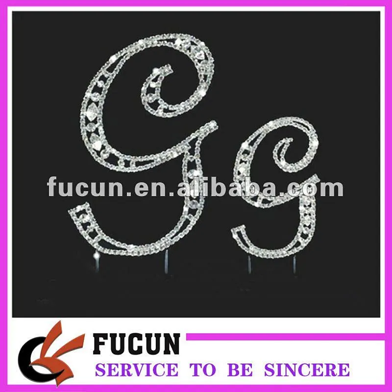 wedding favor acrylic cake topper letter for party decoration