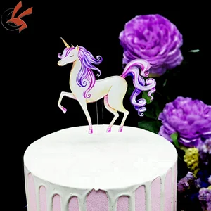 Kid Birthday Party Decoration Unicorn Acrylic cake topper