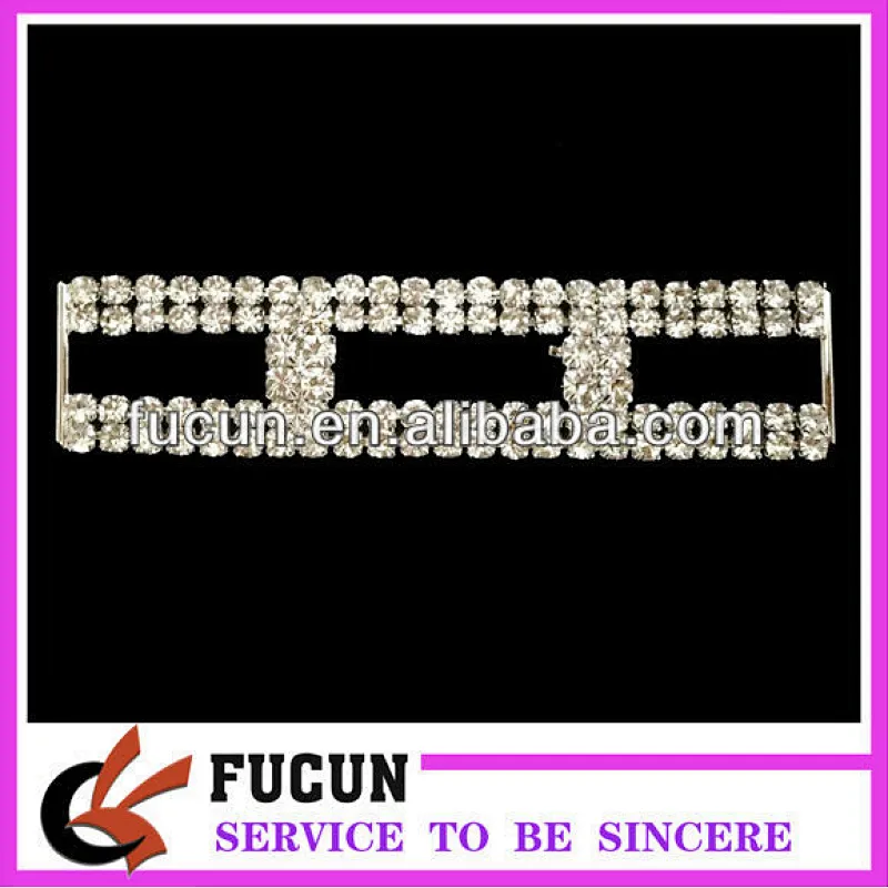 BIKINI SILVER CRYSTAL RHINESTONE CONNECTOR NPC IFBB