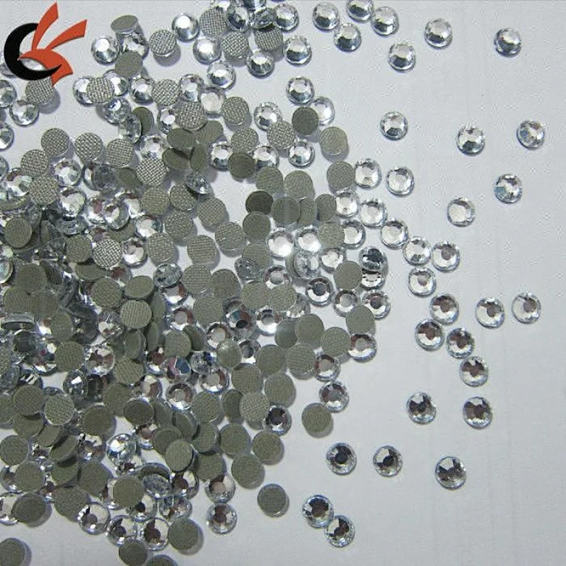 10 gross (1440 pcs) Crystal Clear Hot-Fix Glass Rhinestones ss20, 5mm Clear Hotfix Rhinestones