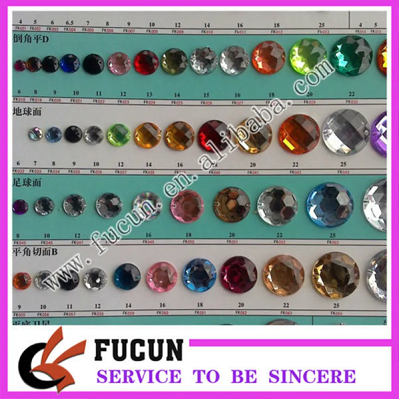 acrylic stones for garments
