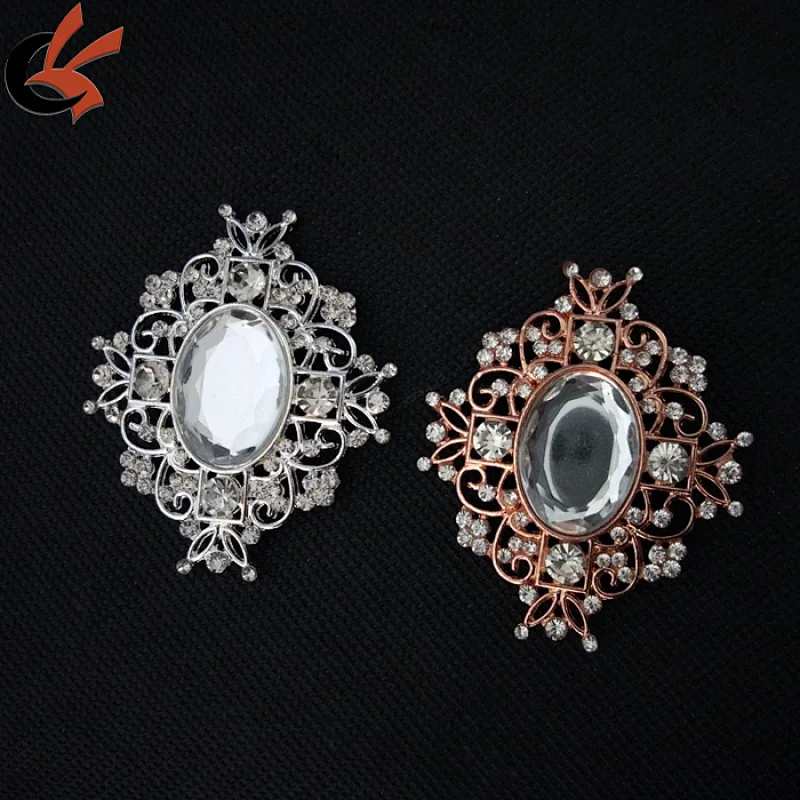Wedding Card Craft Supplies Vintage Diamante Slider Buckles